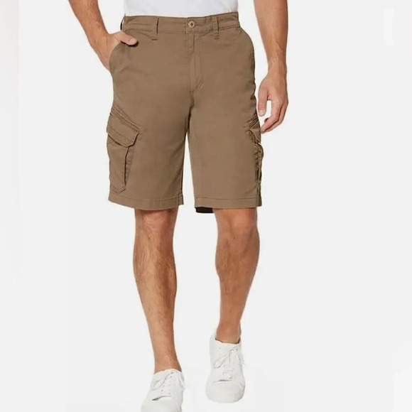 NEW Unionbay Men's Flex Waist Cargo Shorts Tan 38 - Picture 2 of 12